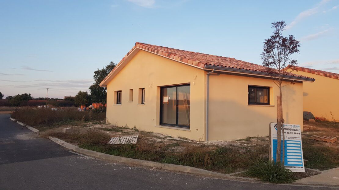 Maison individuelle de plain pied.