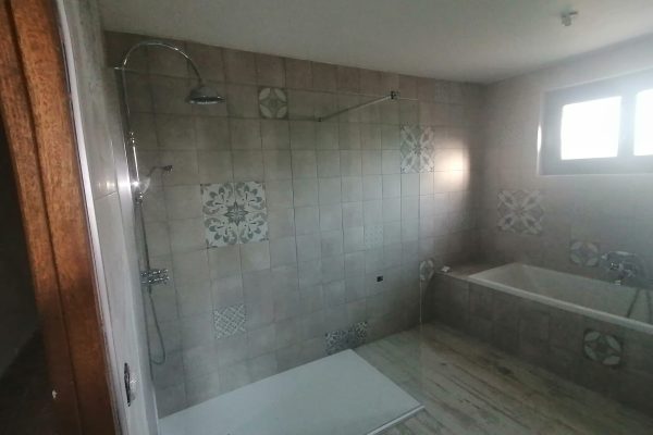 Rénovation d'une salle de bain.