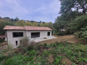 Maison personnalisée Lacroix falgarde. Conception des façades harmonieuses. Fjréalisation, Maître d'oeuvre en maison individuelle à Bouloc et Labastidette.